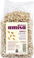 Amisa Spelt Puffs Wholegrain Organic