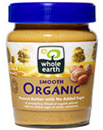 Whole Earth Peanut Butter Smooth Organic